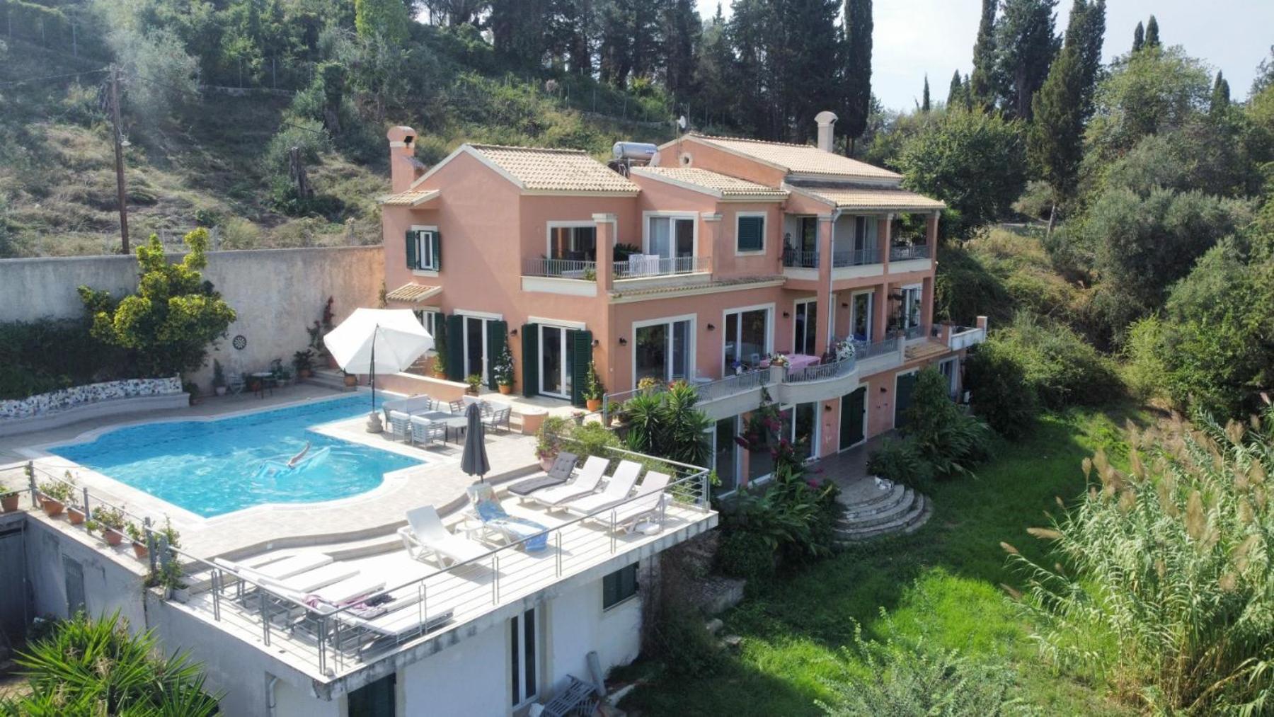 Casa T With Amazing Views In Corfu Villa Kontokali Eksteriør billede