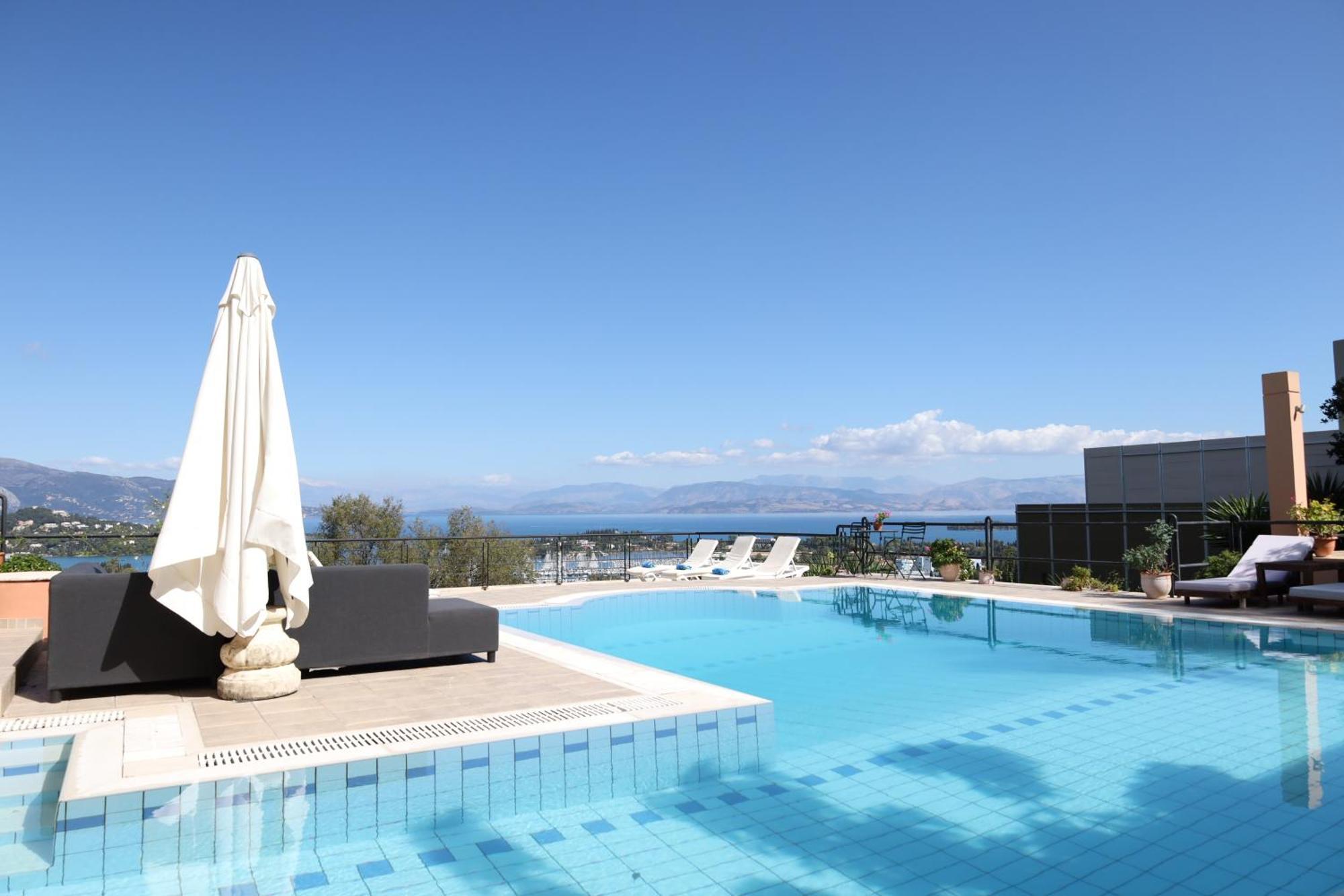 Casa T With Amazing Views In Corfu Villa Kontokali Eksteriør billede